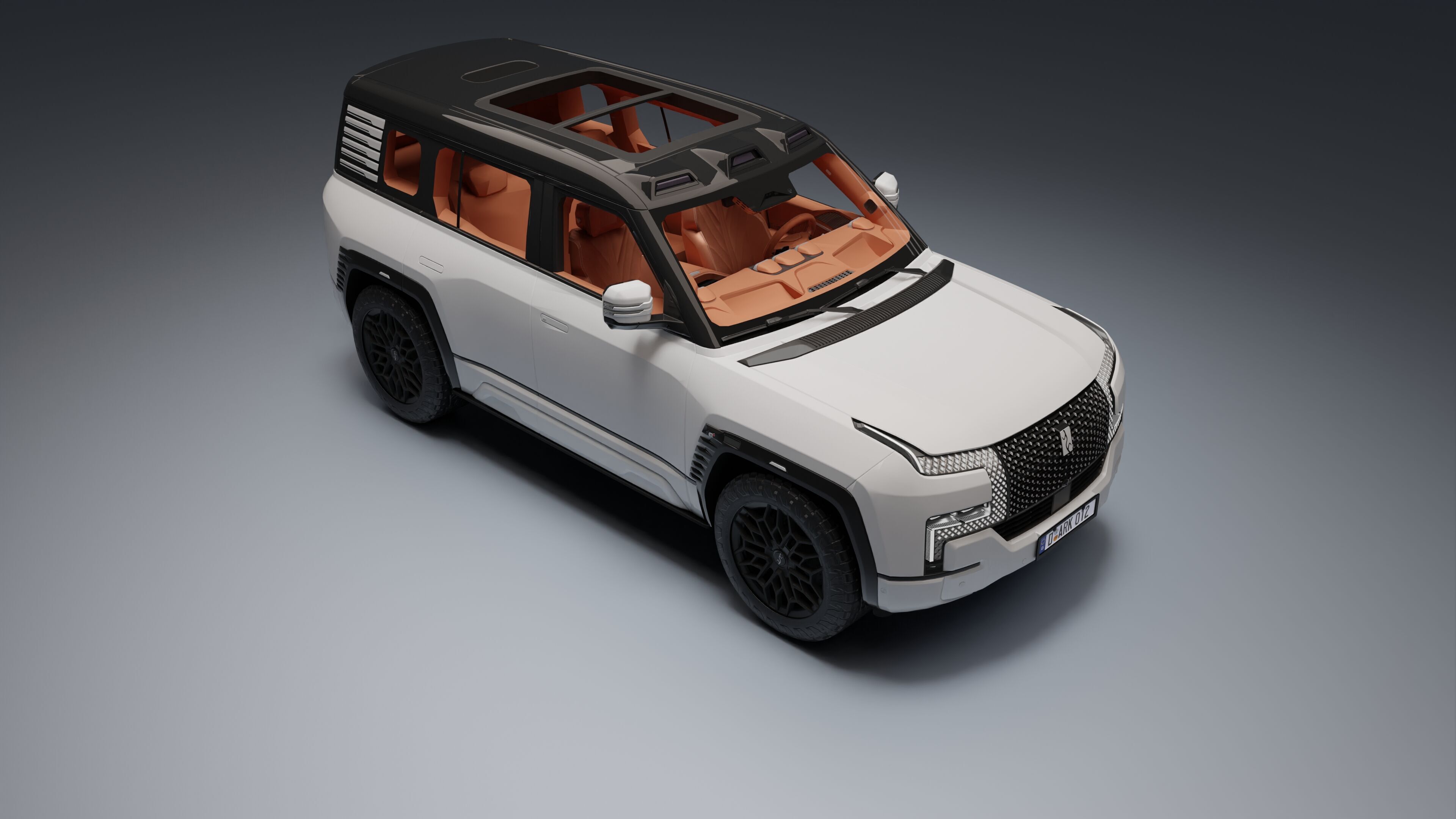 Yangwang U8 Low-poly 3D model_23