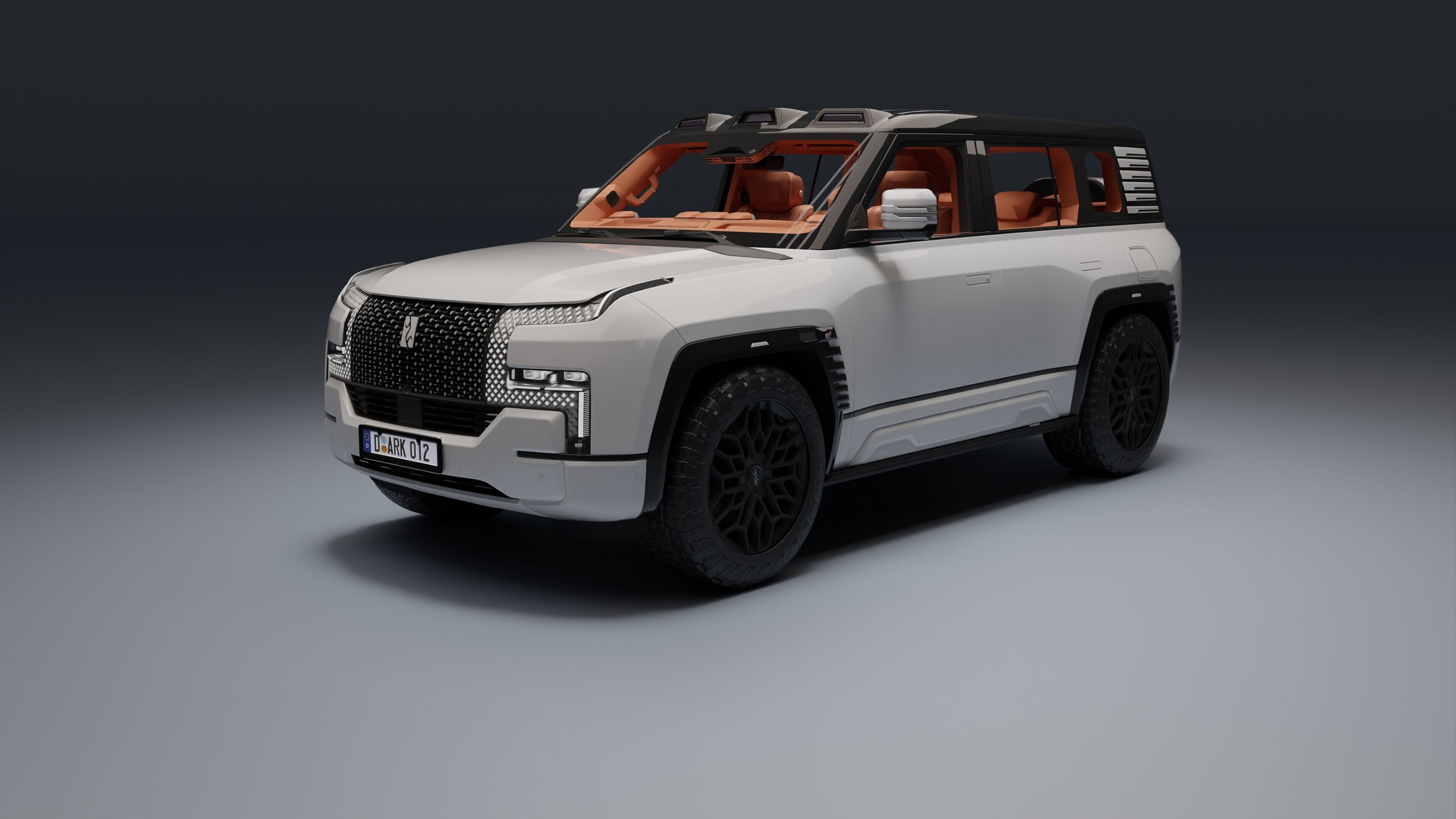 Yangwang U8 Low-poly 3D model_6