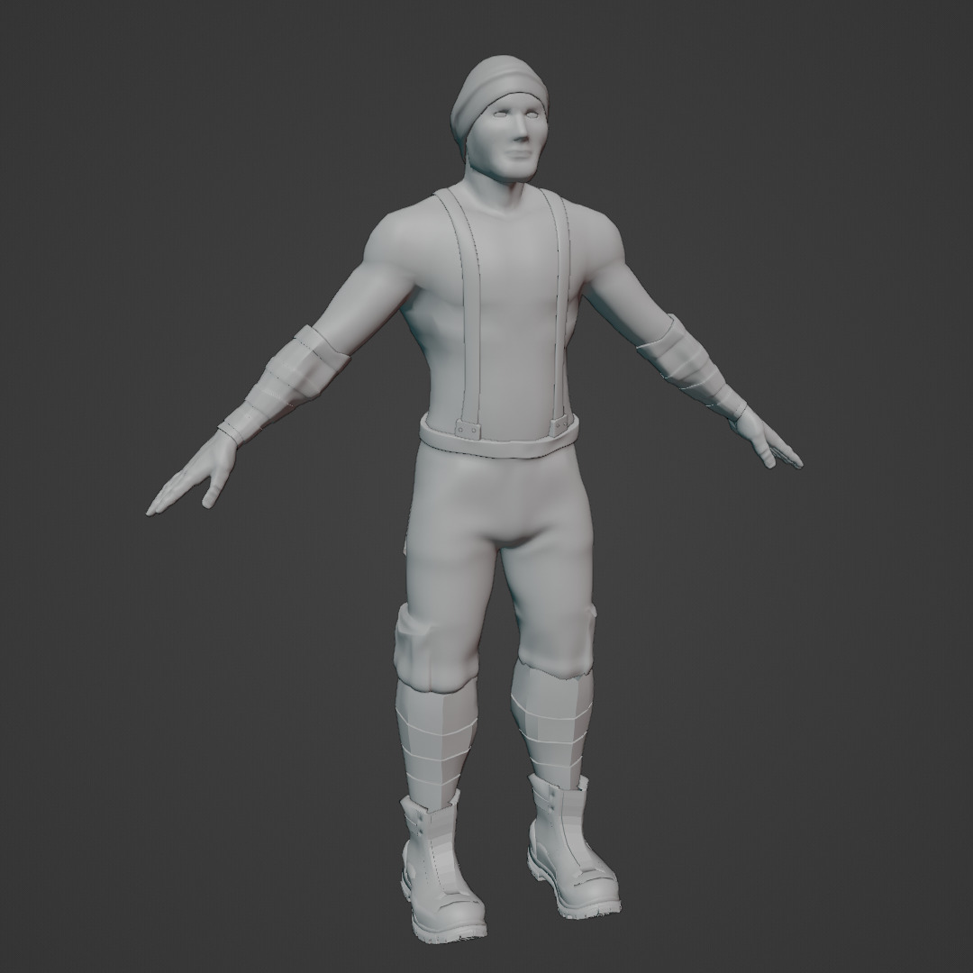 Muse Daredevil 3D Model 3D model_4