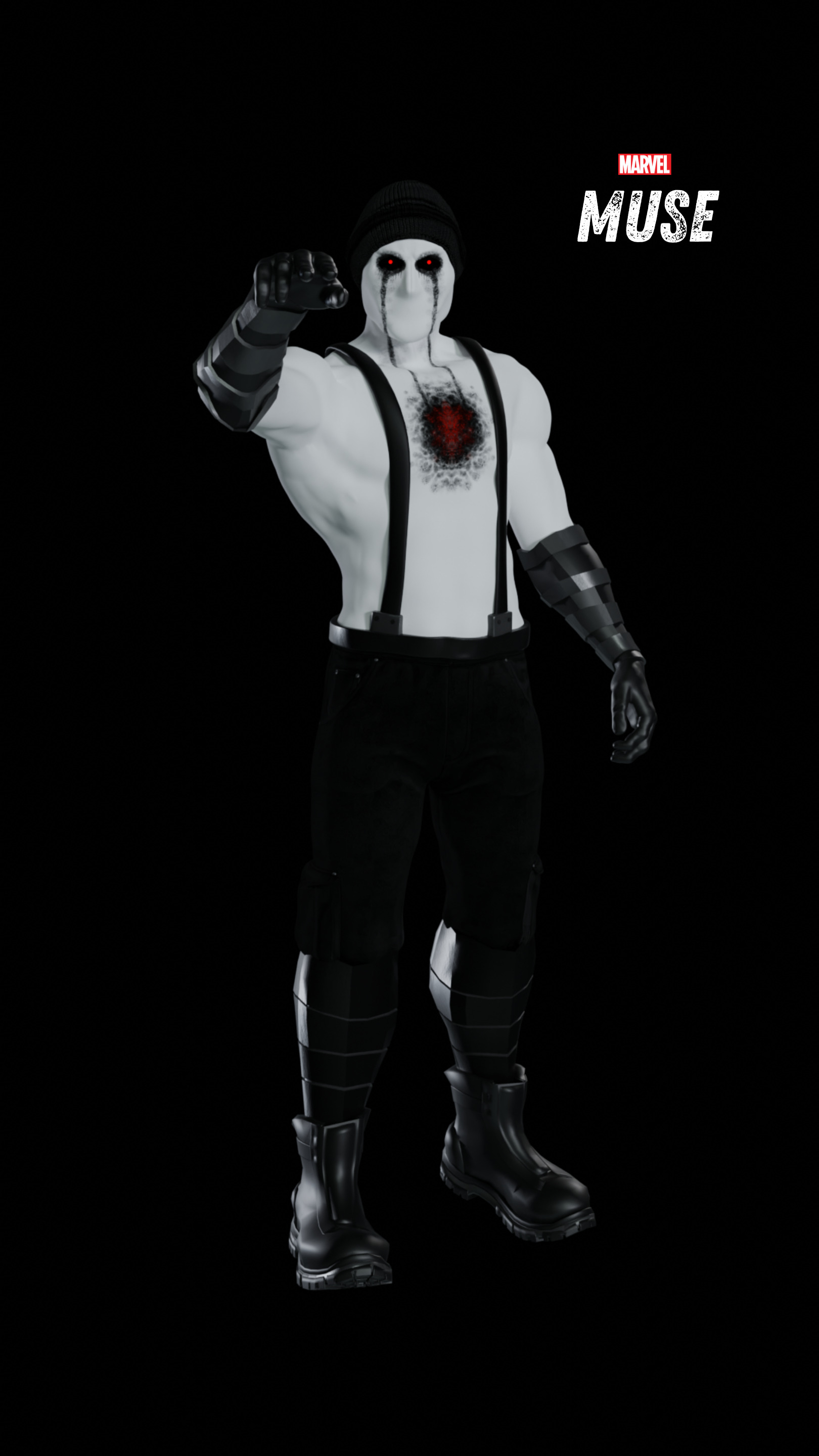 Muse Daredevil 3D Model 3D model_3