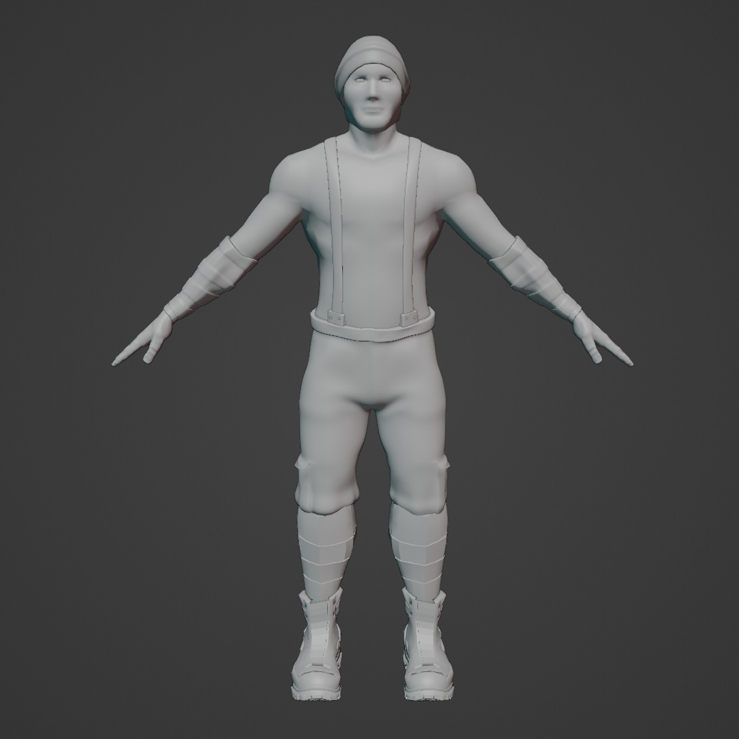 Muse Daredevil 3D Model 3D model_5