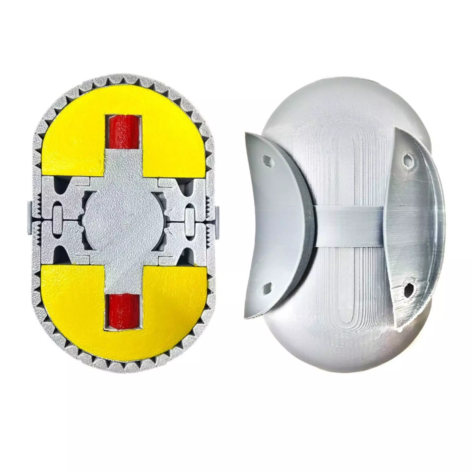 Rotary cluster submunition AO-2 5 RT in section 3D print model