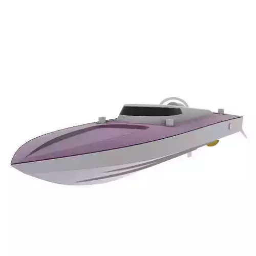 Fast 3D Printed RC boat Deep Vee Mono Hull 27 Inch 680mm