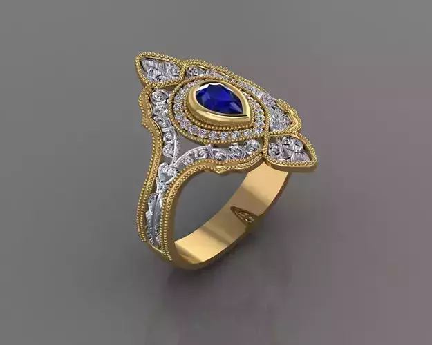 Women Ring 3D print model
