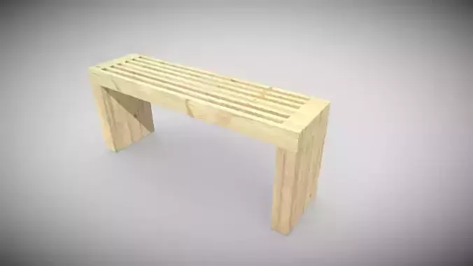 Wooden Bench