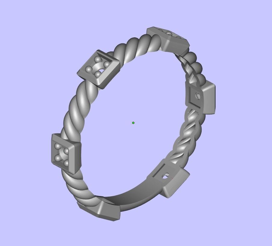 Minimal Ring 3D print model_1