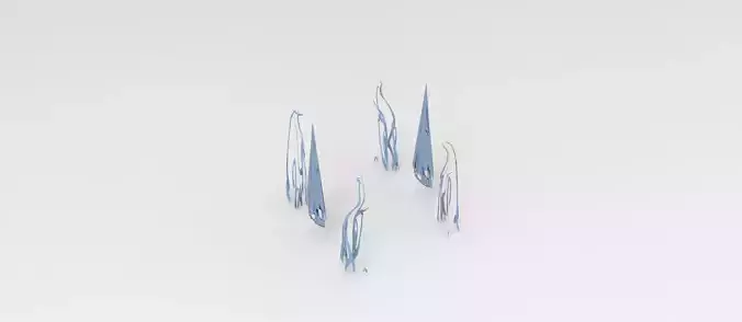 Sci fi squid tower State ray emitters 