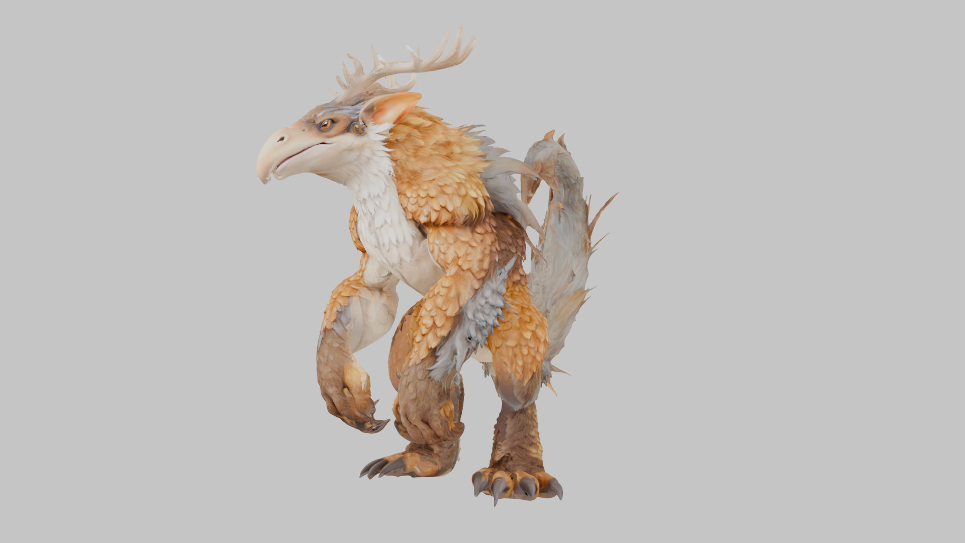 Forest Guardian 3D Model Low-poly 3D model_7