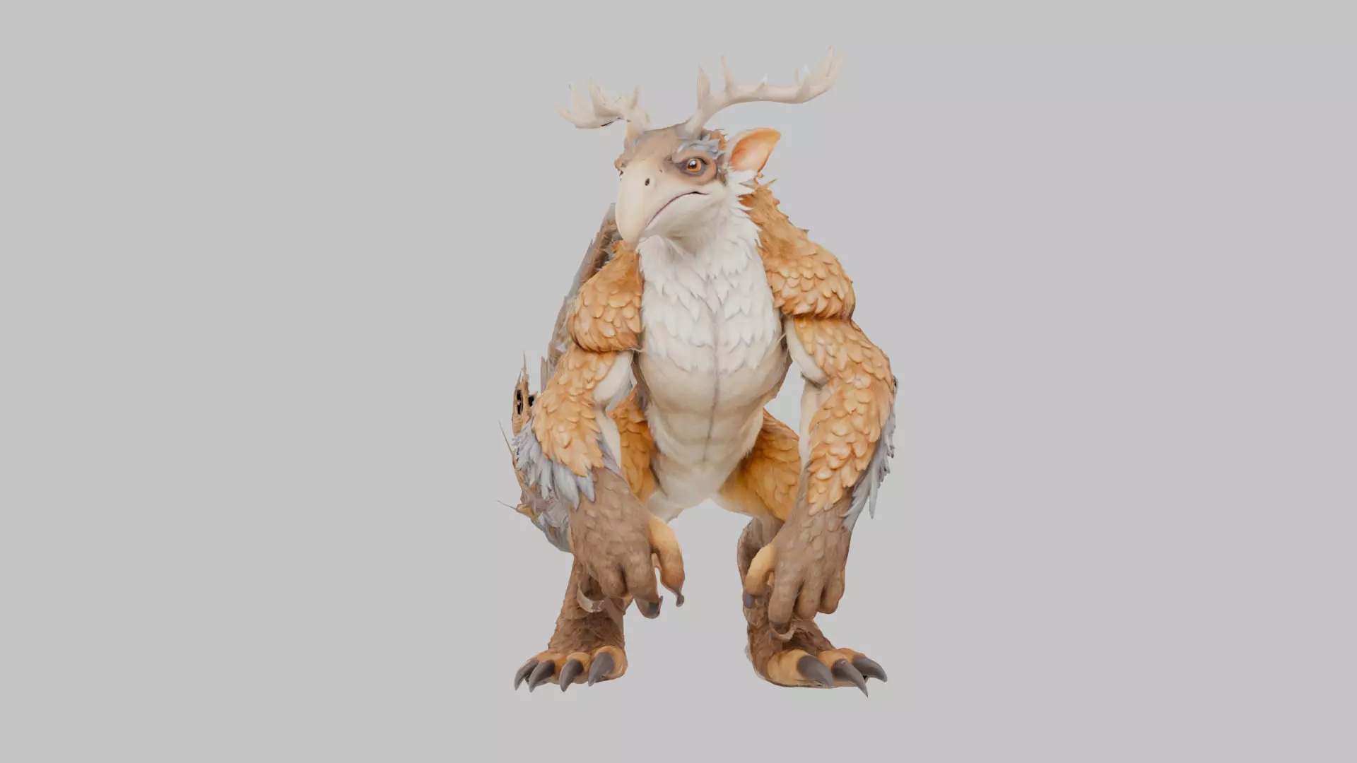 Forest Guardian 3D Model Low-poly 3D model_0