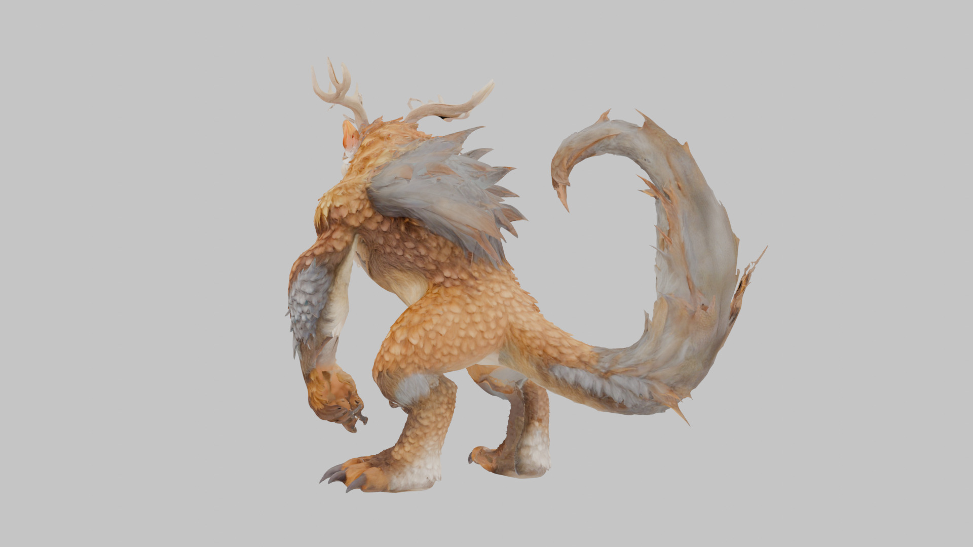 Forest Guardian 3D Model Low-poly 3D model_5
