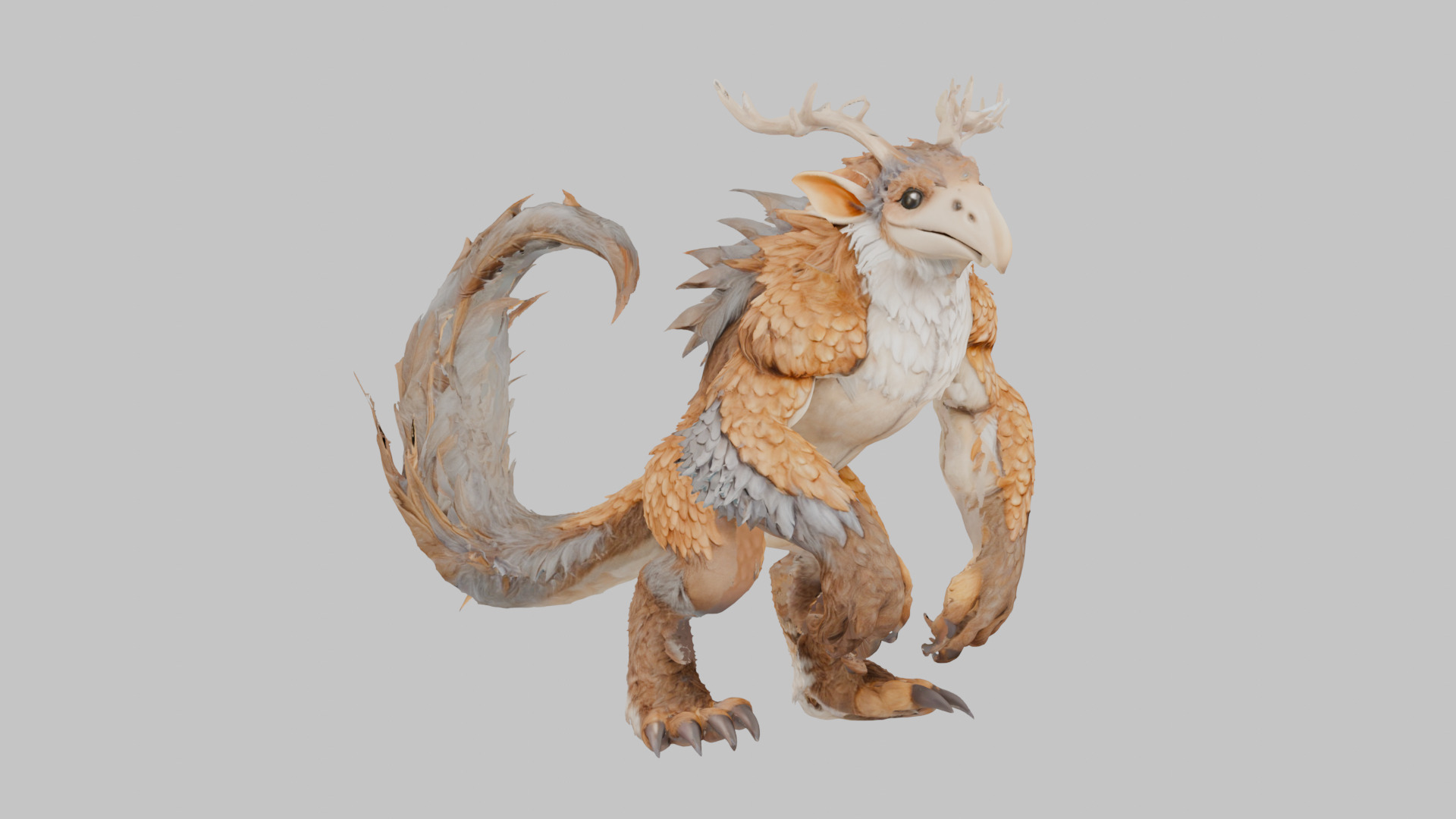 Forest Guardian 3D Model Low-poly 3D model_1