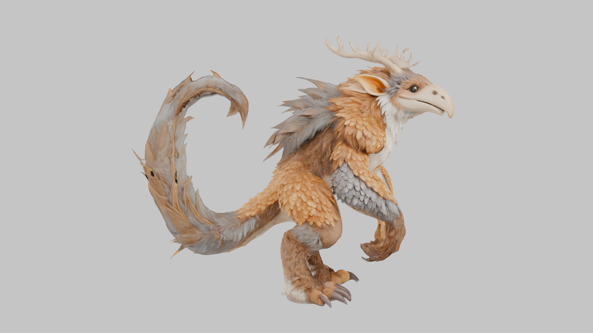 Forest Guardian 3D Model Low-poly 3D model_2