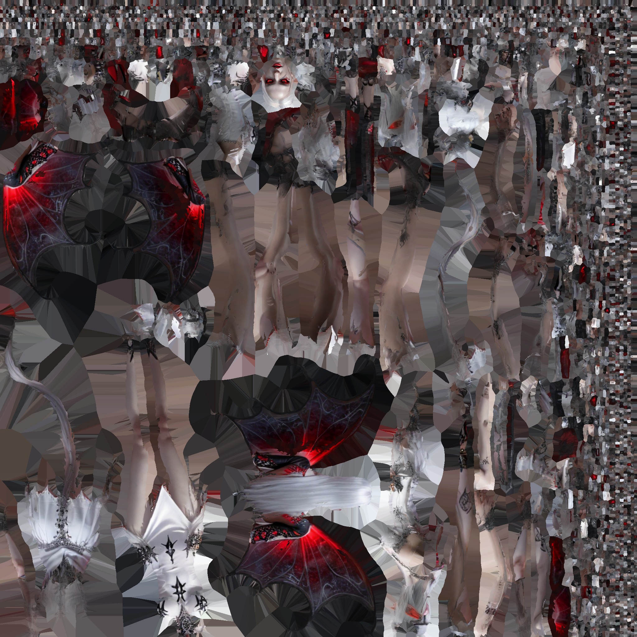 Fantasy Demonic Fairy 3D Model Low-poly 3D model_8