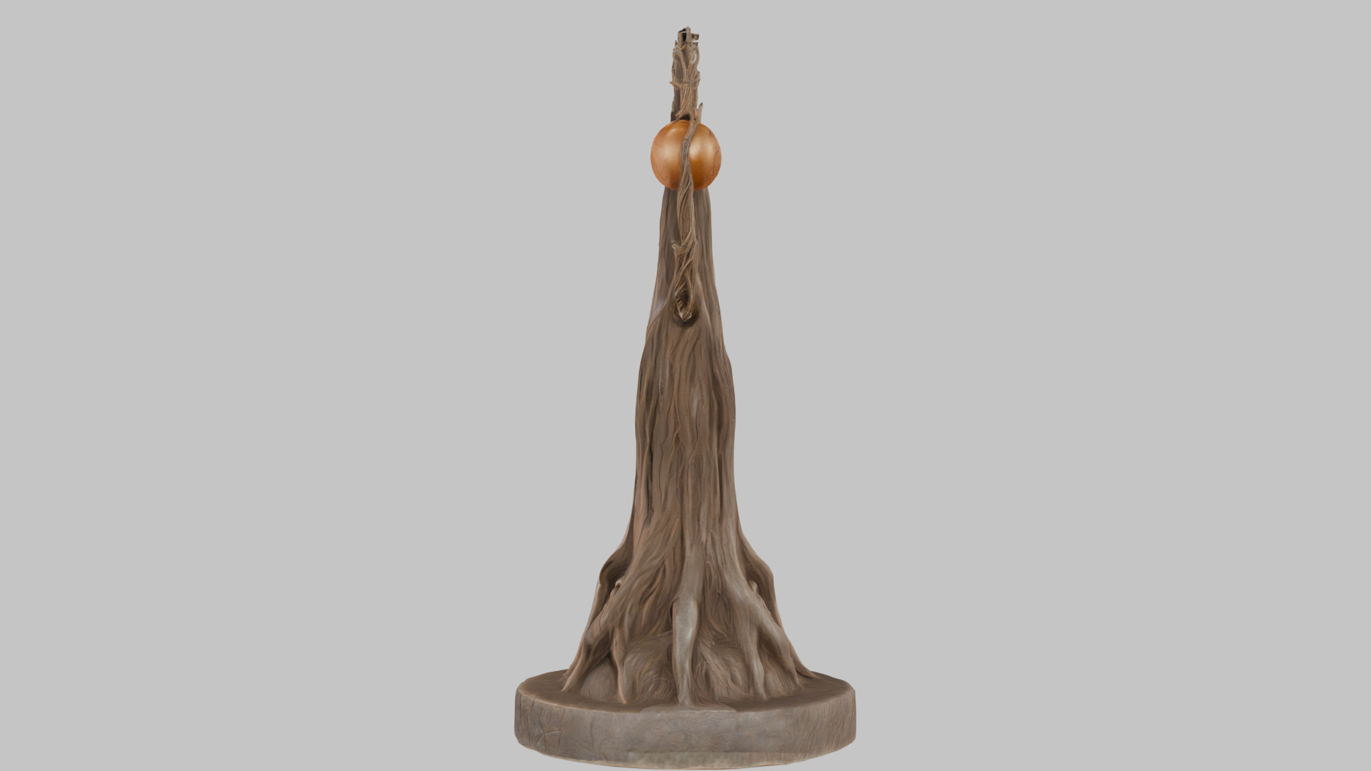 Stylized Tree with Nest 3D Model Low-poly 3D model_6