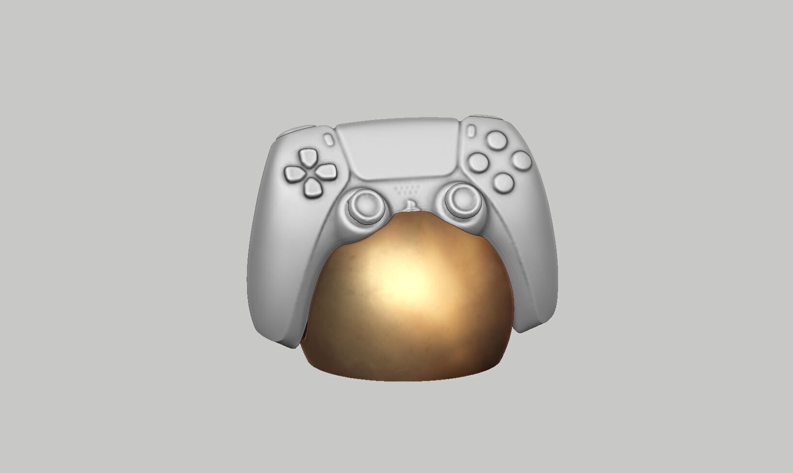 Sphere modenr Ps5 controller stand Minimal sphere ps5controller  3D print model_5