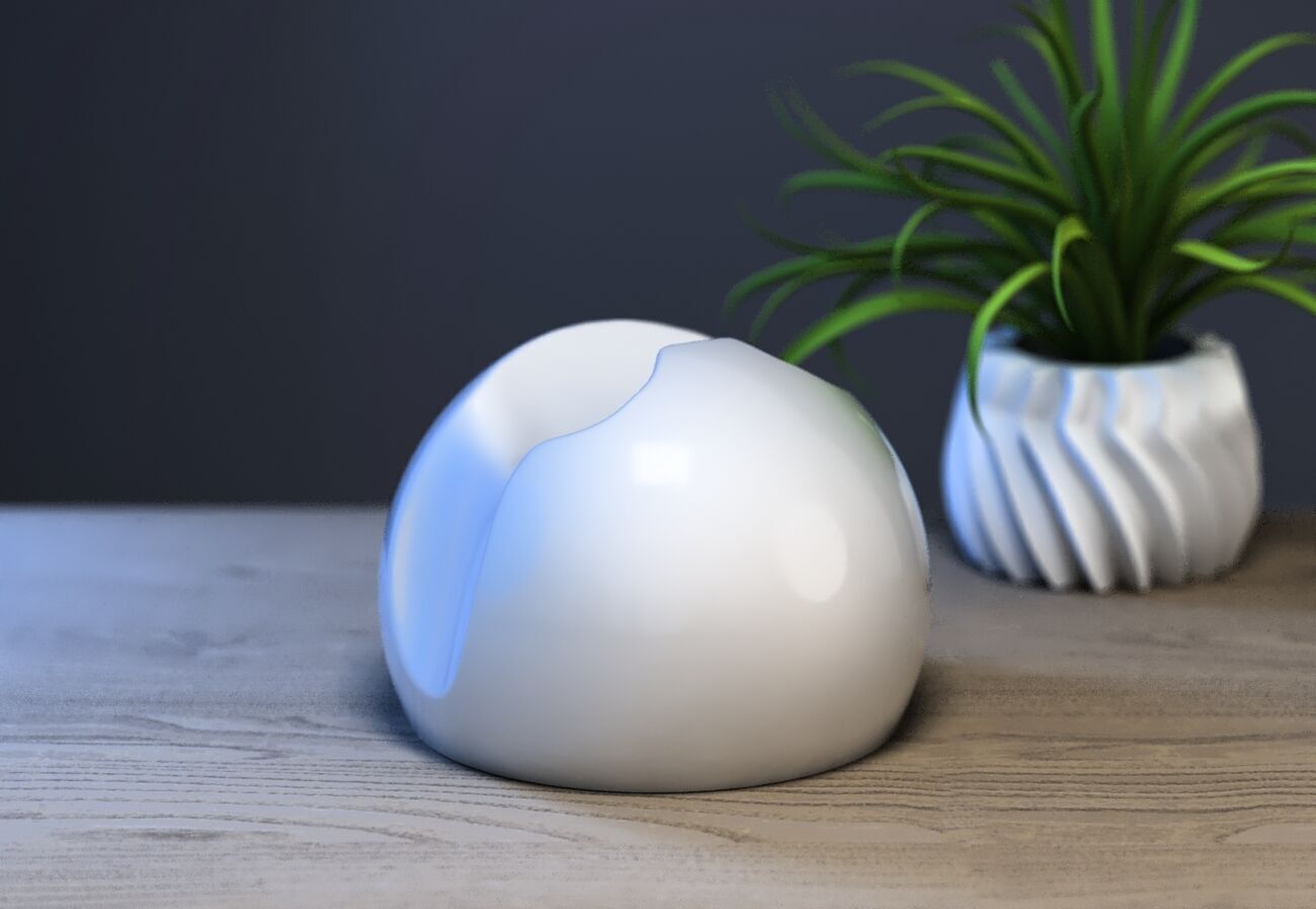 Sphere modenr Ps5 controller stand Minimal sphere ps5controller  3D print model_3