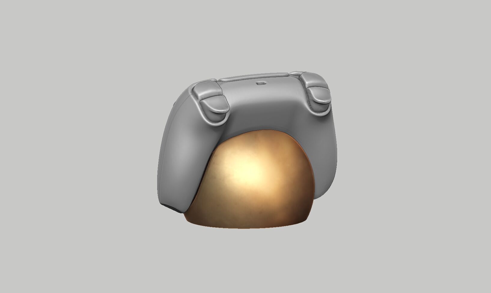 Sphere modenr Ps5 controller stand Minimal sphere ps5controller  3D print model_8