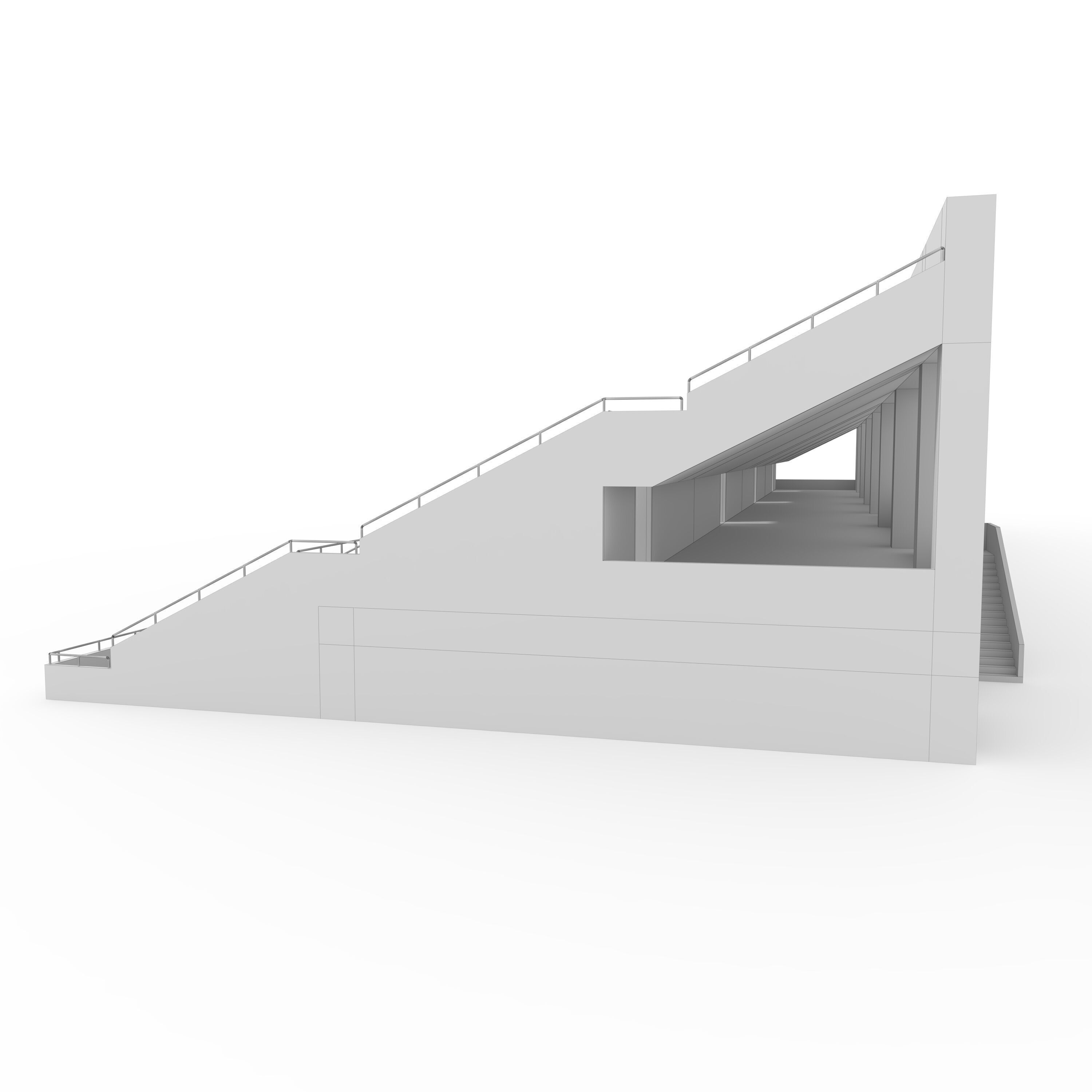 Stadium Tribune 05 3D model_21