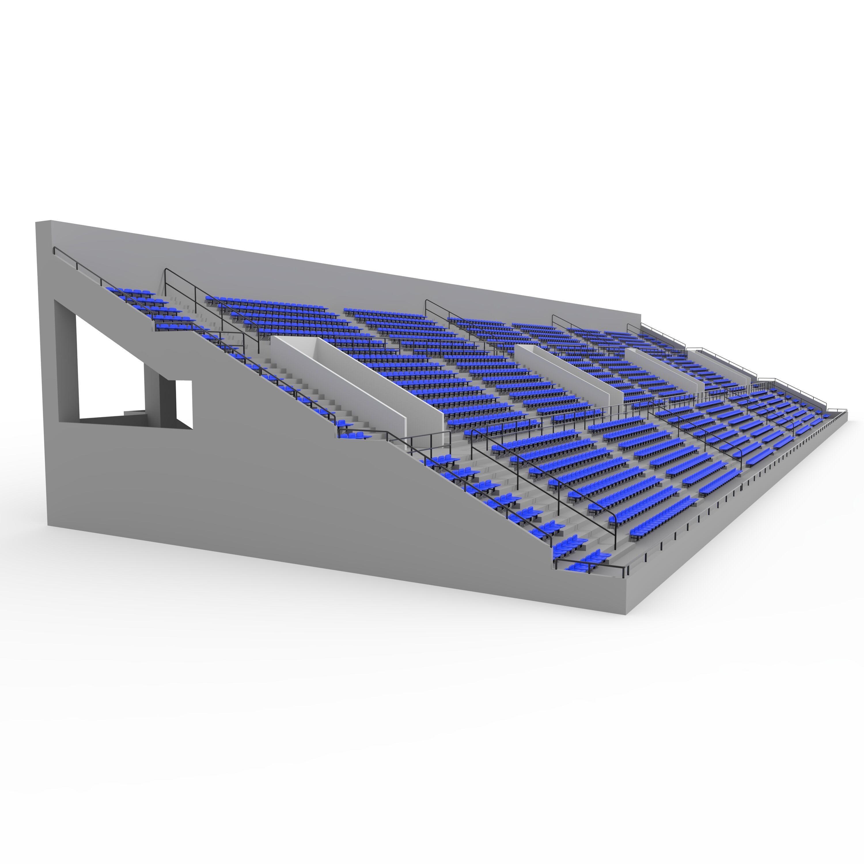 Stadium Tribune 05 3D model_14