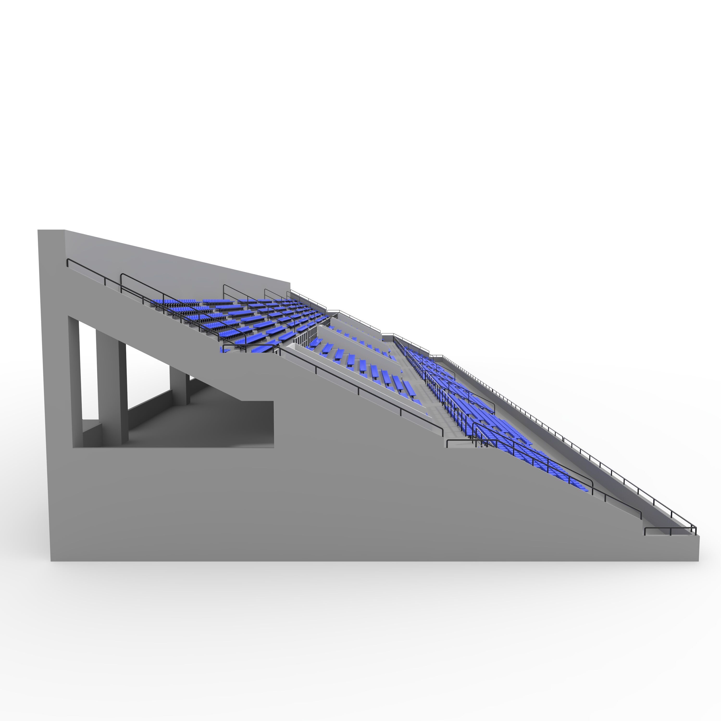 Stadium Tribune 05 3D model_12
