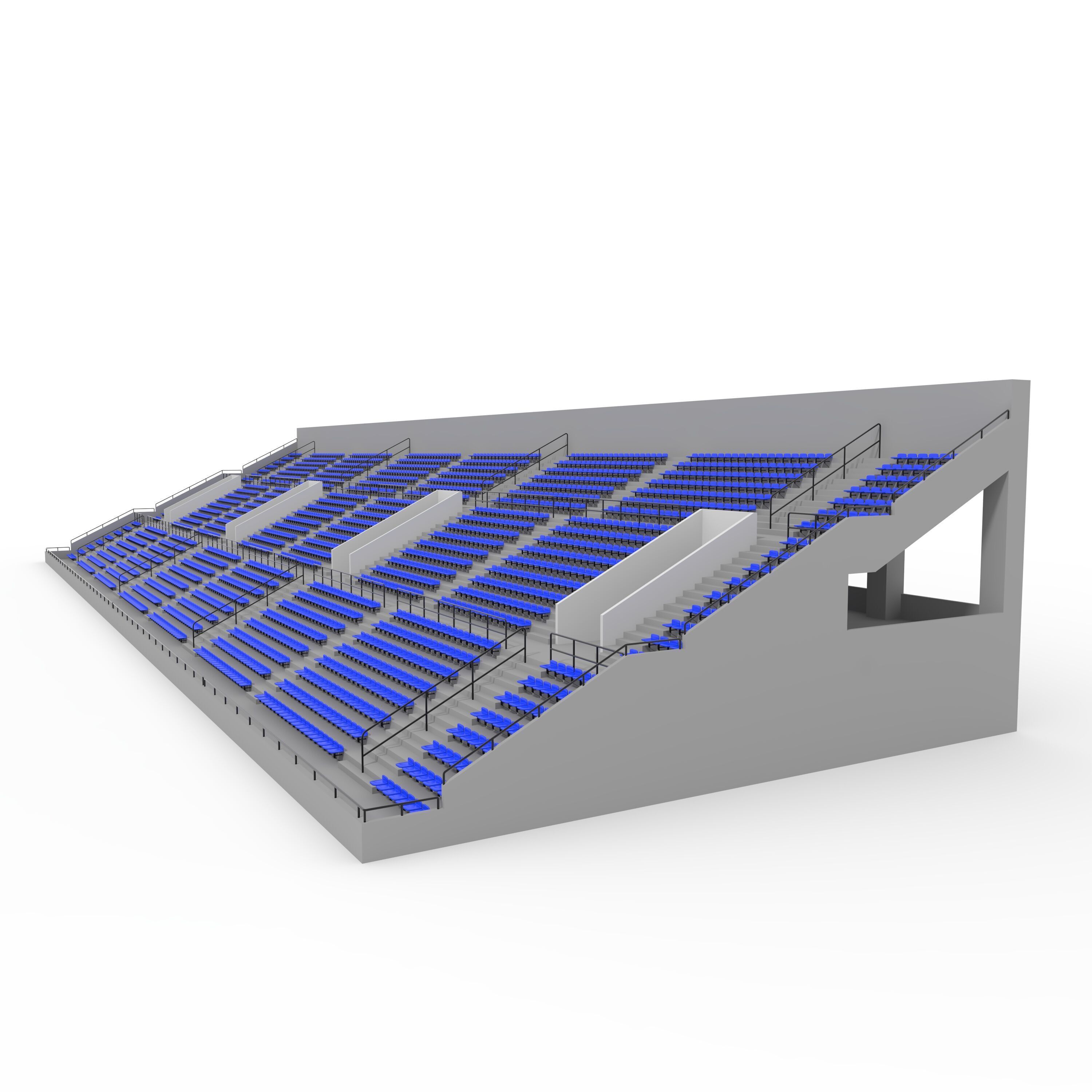 Stadium Tribune 05 3D model_6