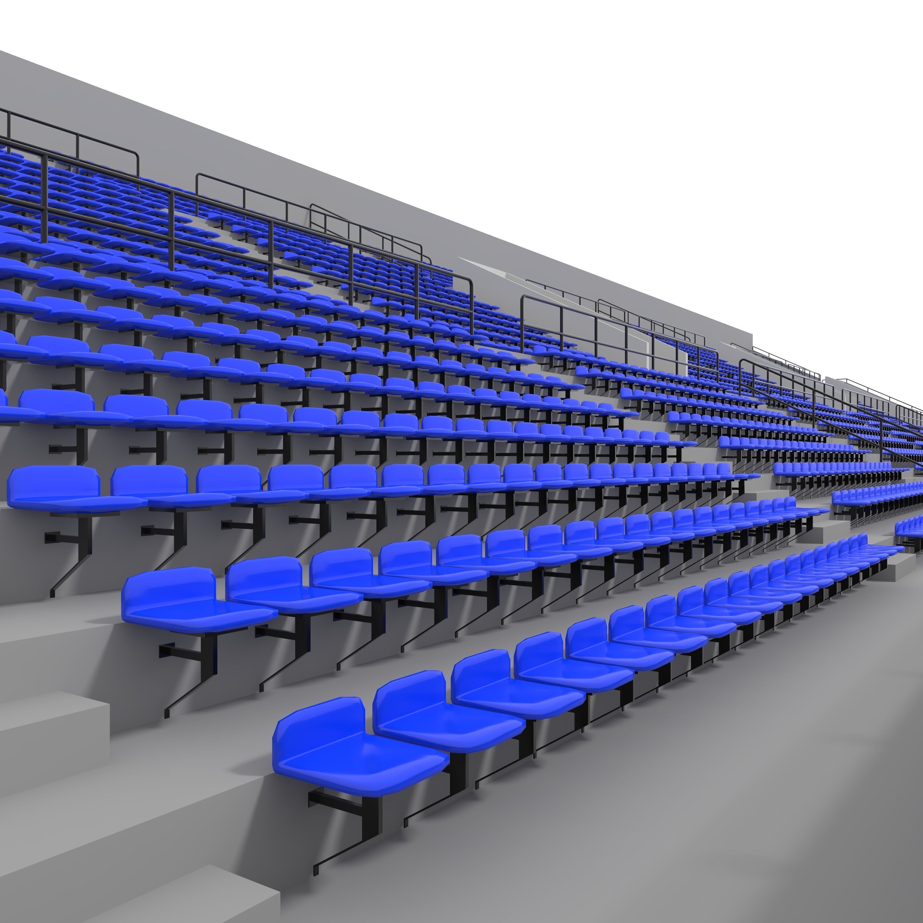 Stadium Tribune 05 3D model_2