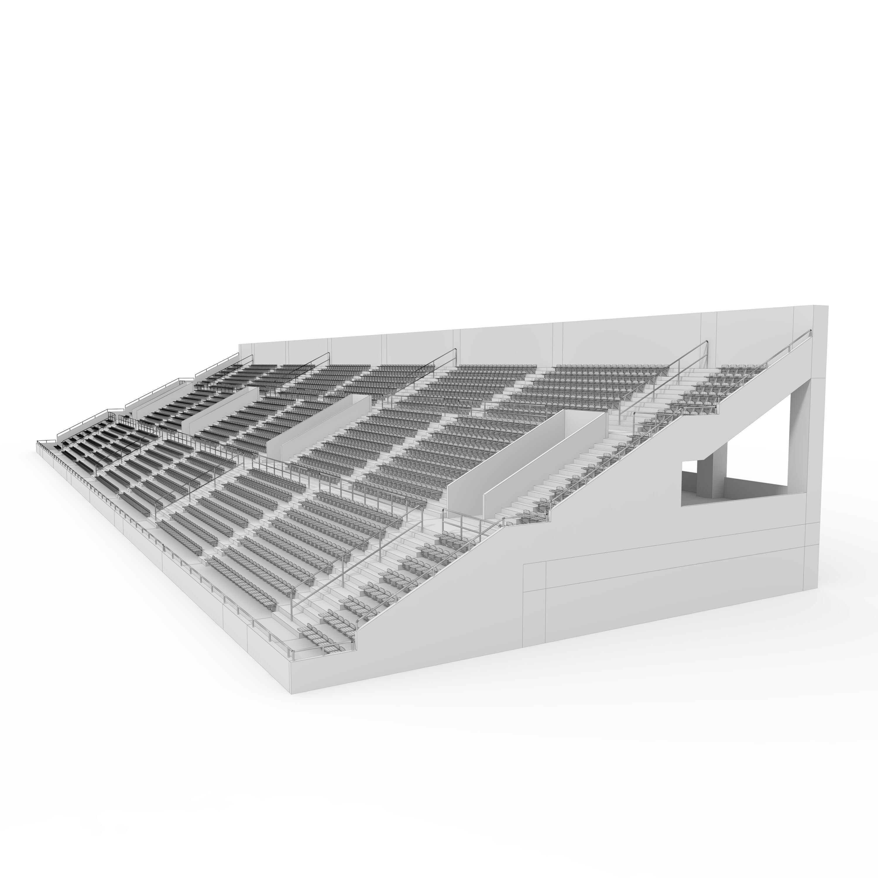 Stadium Tribune 05 3D model_7