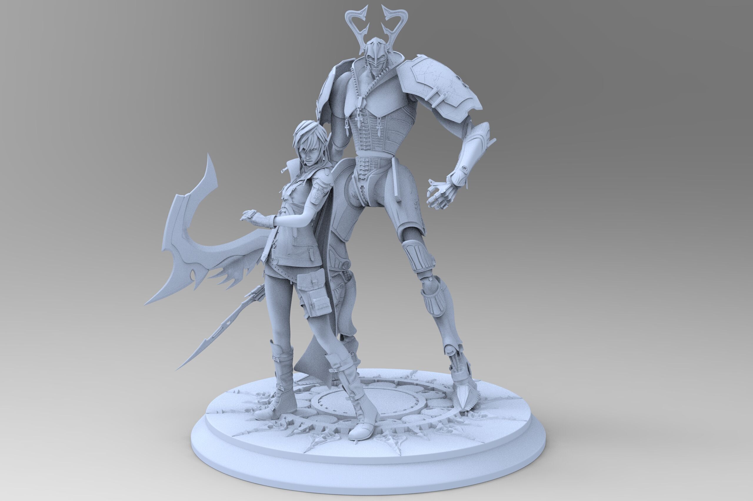 ODIN - FINAL FANTASY XIII 3D print model_11