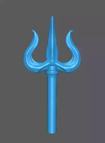 Trisolam of Lord Siva 3D model