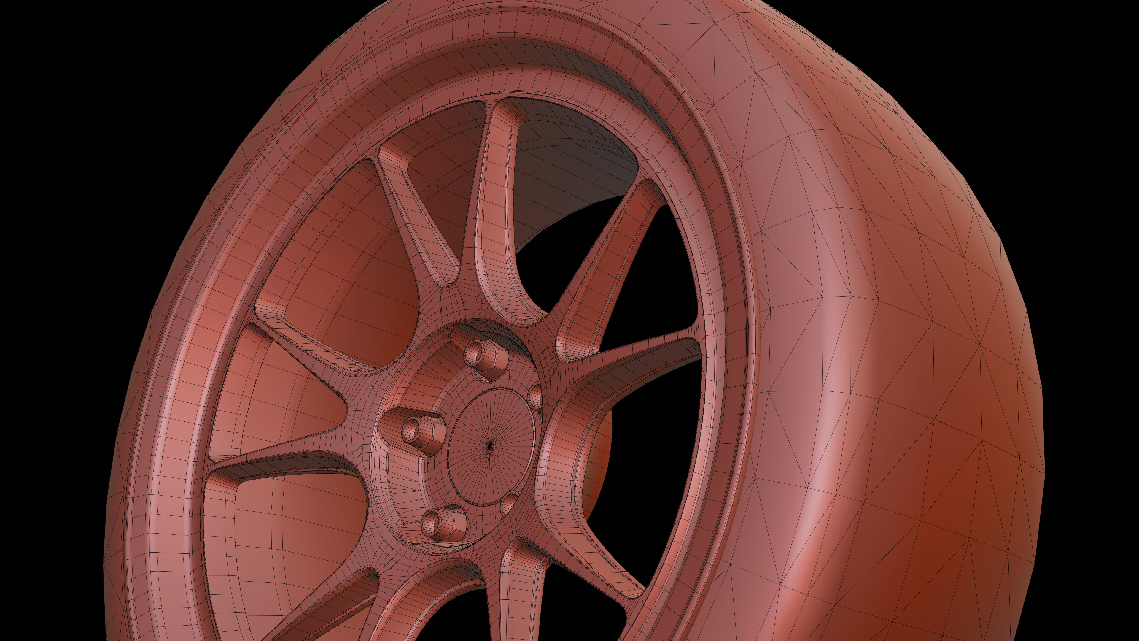 Ambit ff4 Low-poly 3D model_9