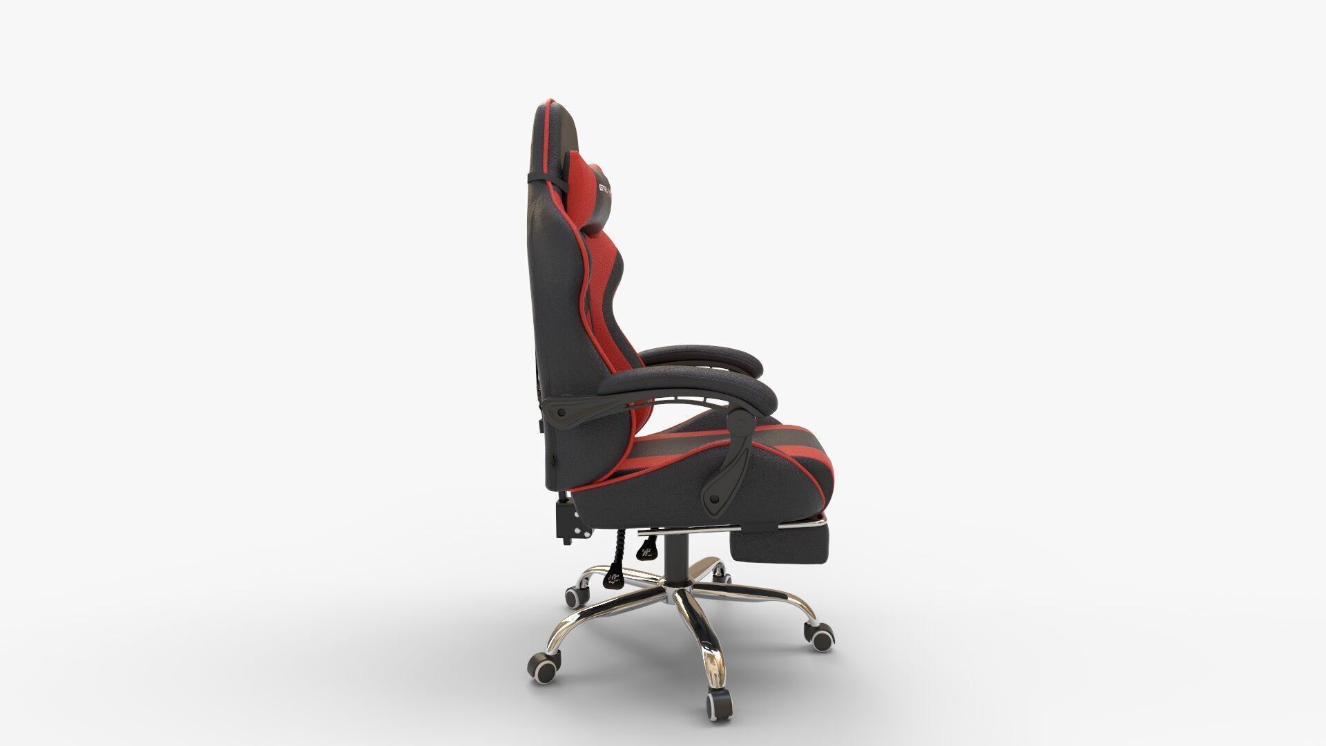 GTRACING Gaming Chair with Adjustable Headrest 3D model_7