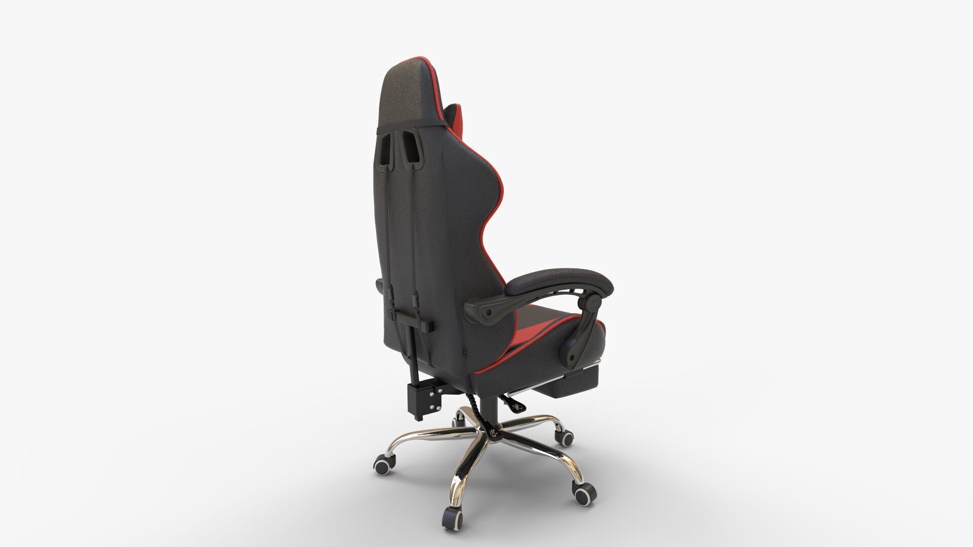 GTRACING Gaming Chair with Adjustable Headrest 3D model_6