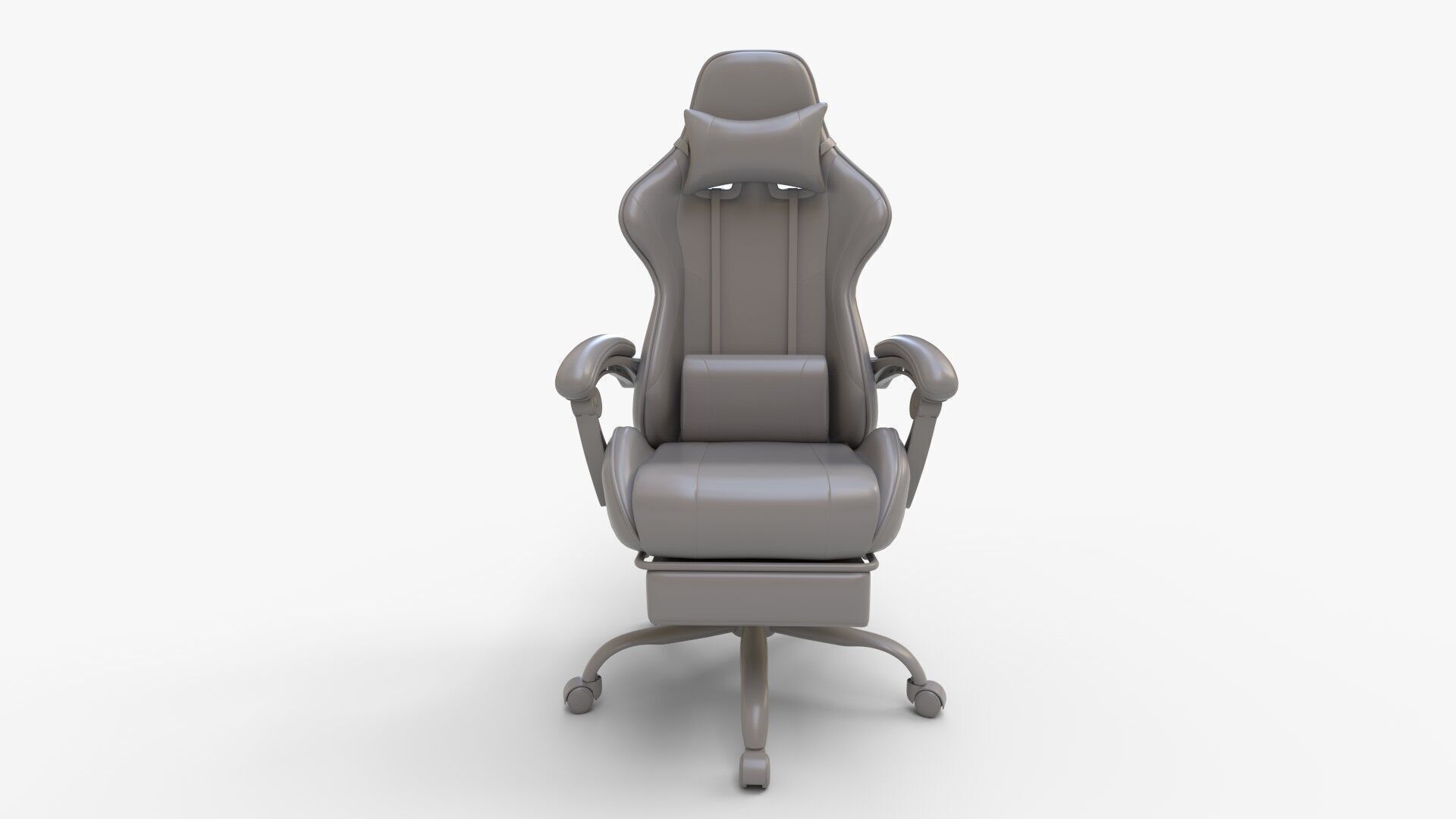 GTRACING Gaming Chair with Adjustable Headrest 3D model_10