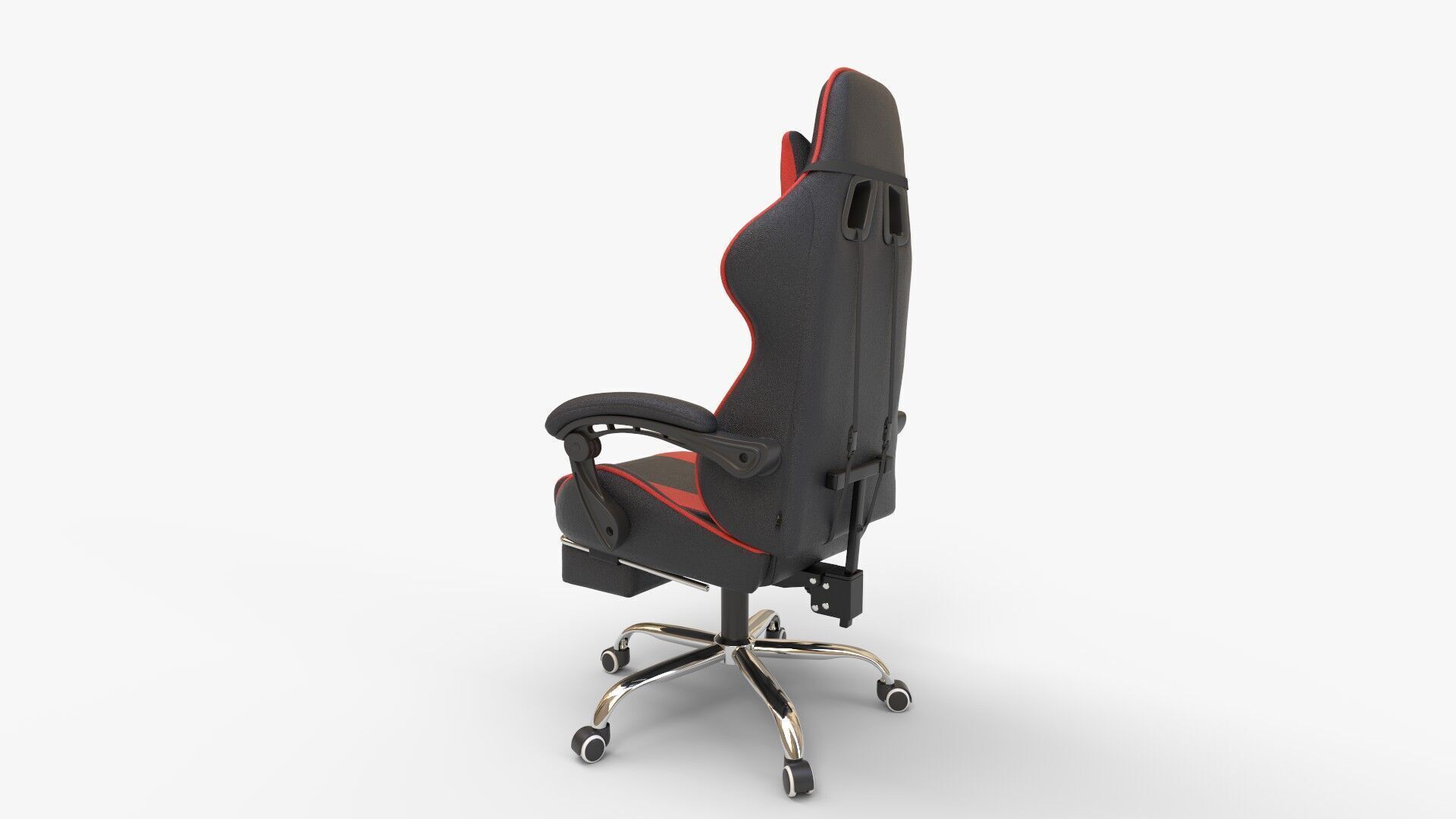 GTRACING Gaming Chair with Adjustable Headrest 3D model_4