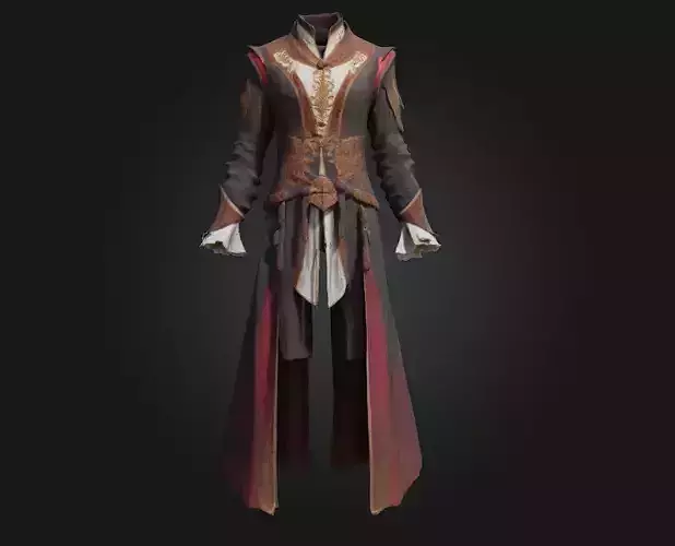 Regal Enchantment Robe Mystical Grace with Royal Elegance