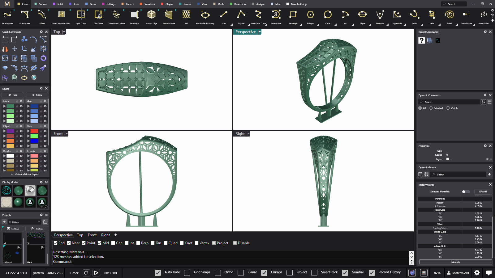 Fusion ring 3D printer model code 258 3D print model 3D print model_17