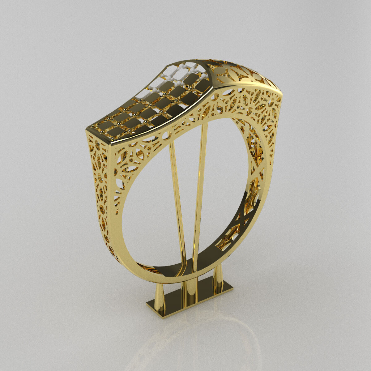 Fusion ring 3D printer model code 258 3D print model 3D print model_1