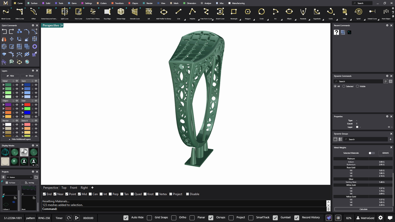 Fusion ring 3D printer model code 258 3D print model 3D print model_14