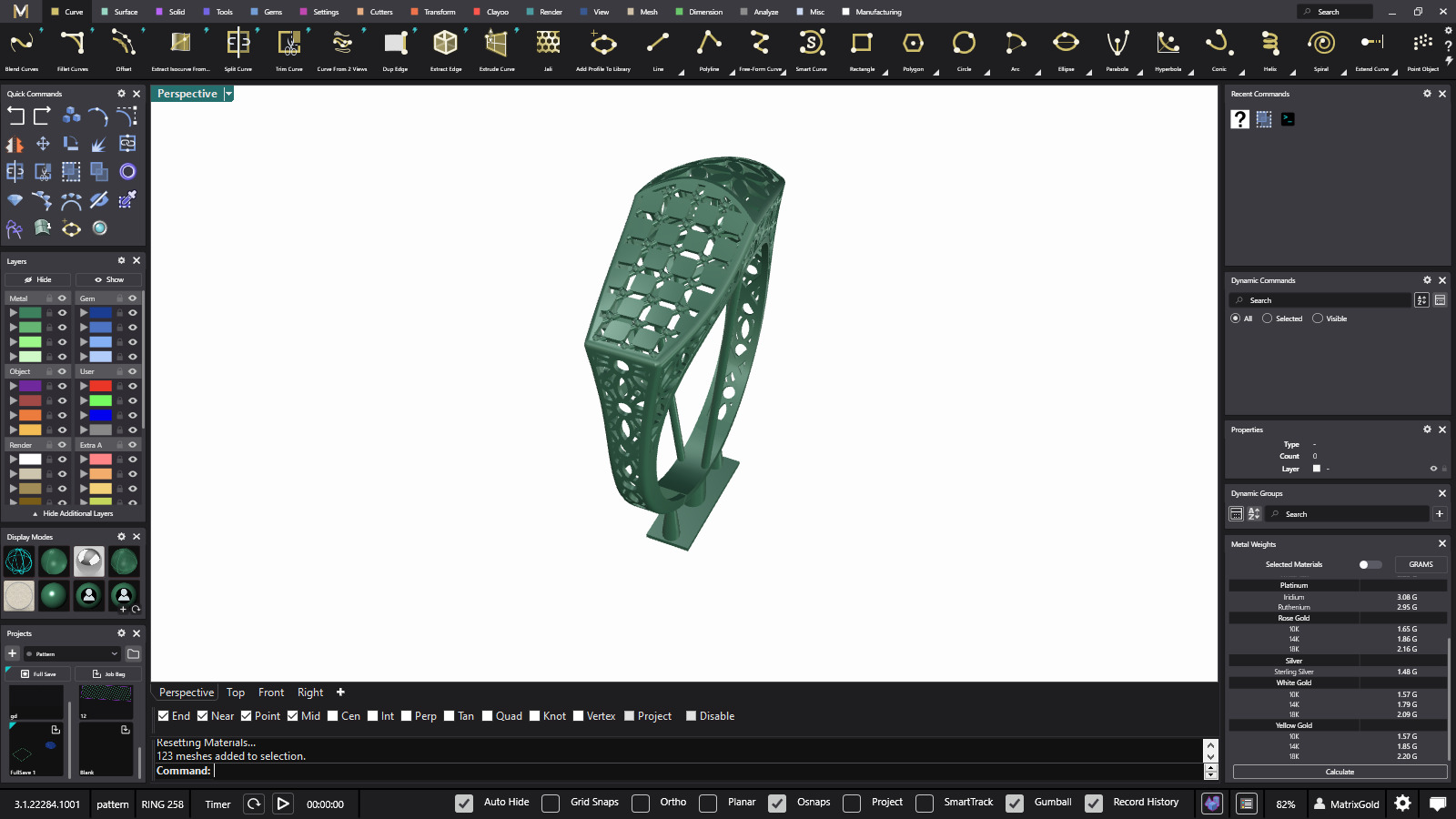 Fusion ring 3D printer model code 258 3D print model 3D print model_7
