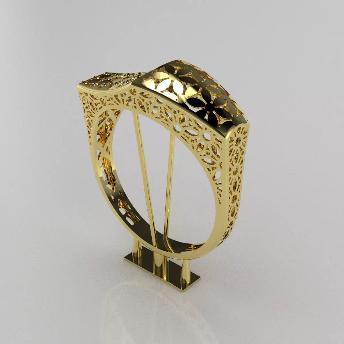 Fusion ring 3D printer model code 258 3D print model 3D print model_0