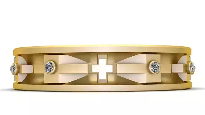 Rings in Austin PANDANT 3D PRINTABLE MODAL 