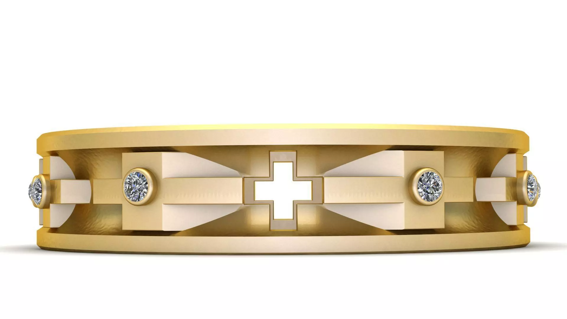 Rings in Austin PANDANT 3D PRINTABLE MODAL 3D print model