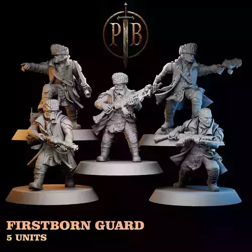 Firstborn Guard - Squad of the Imperial Force  3D print model