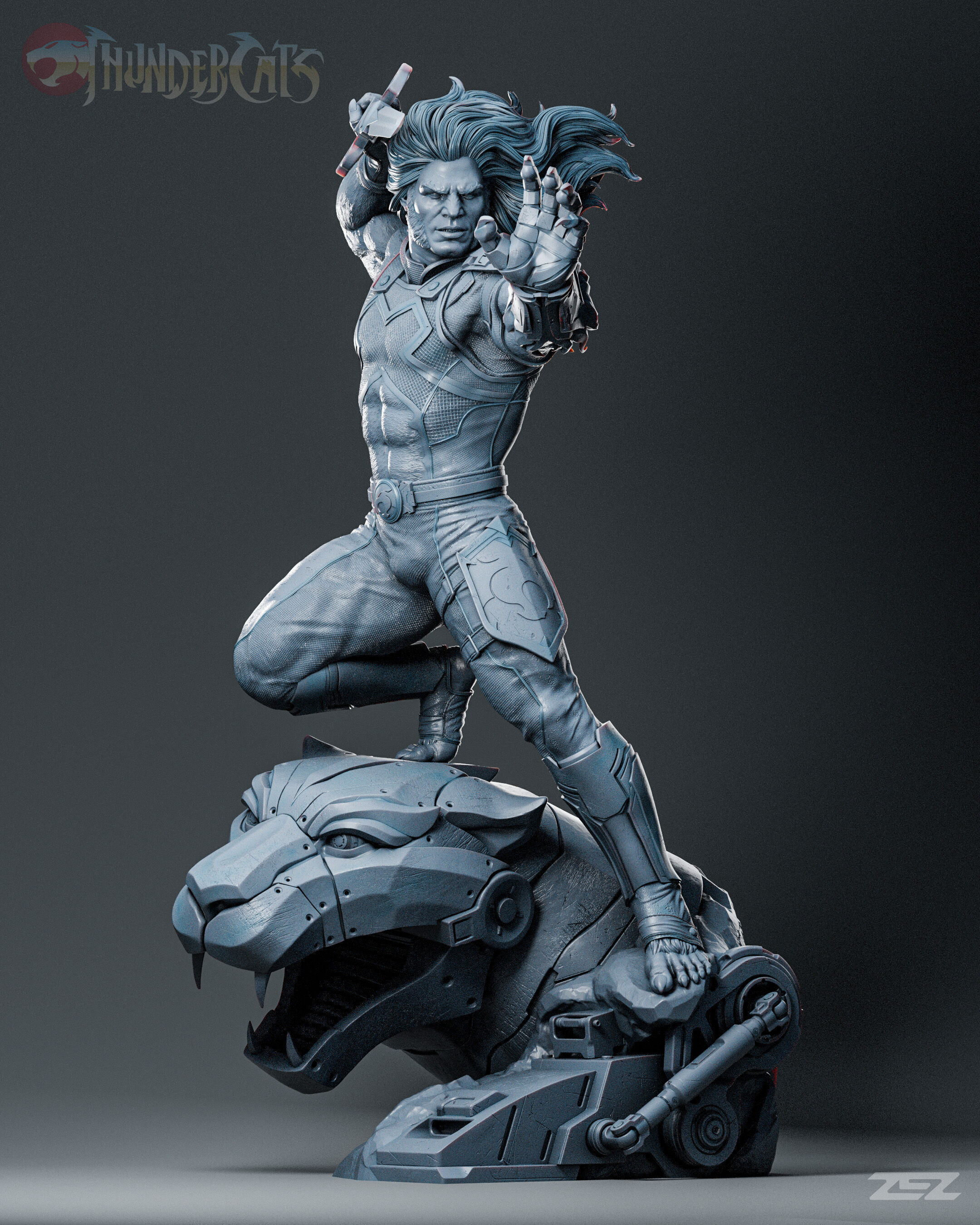 Lion-O ThunderCats - STL 3D print model_2