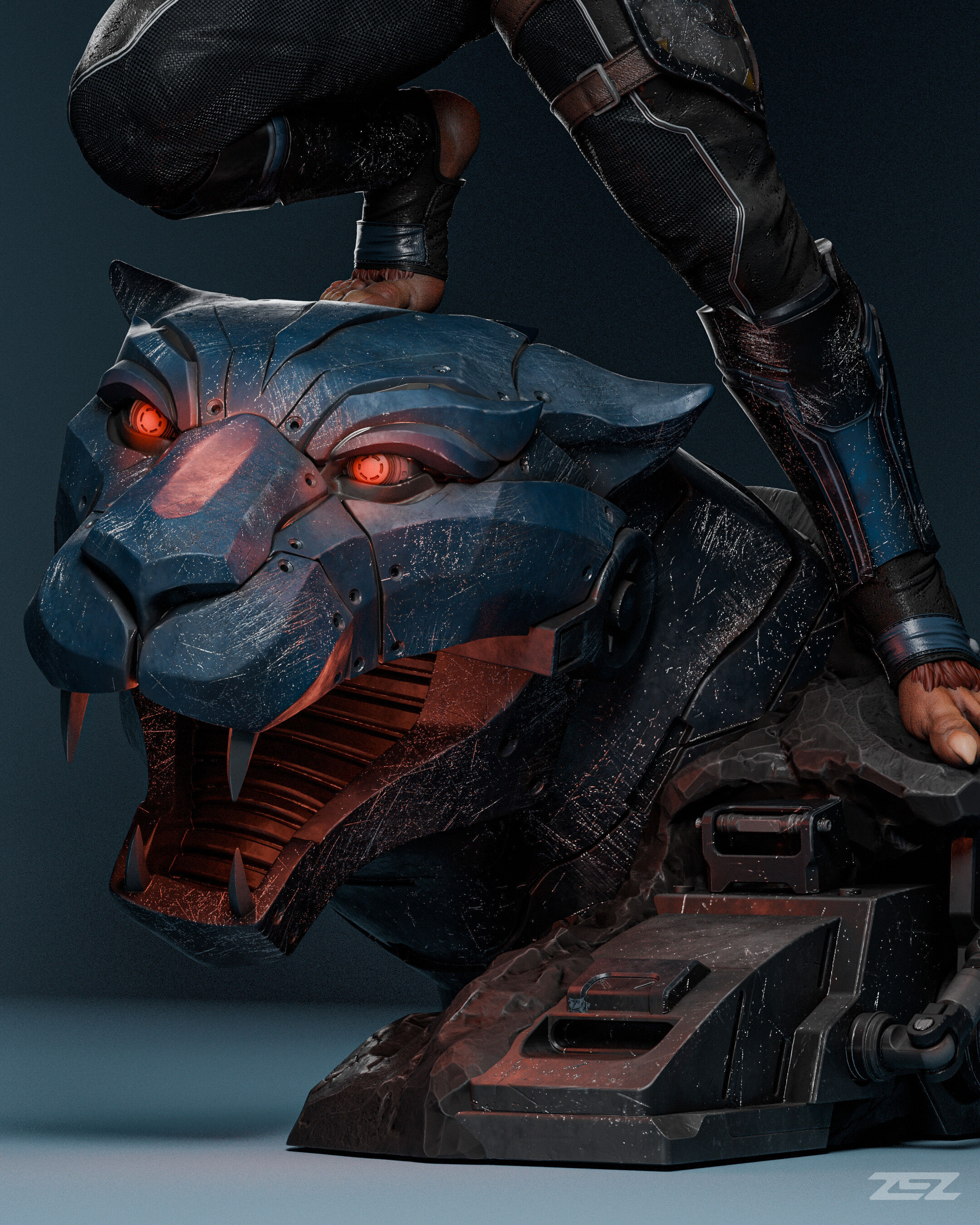 Lion-O ThunderCats - STL 3D print model_14