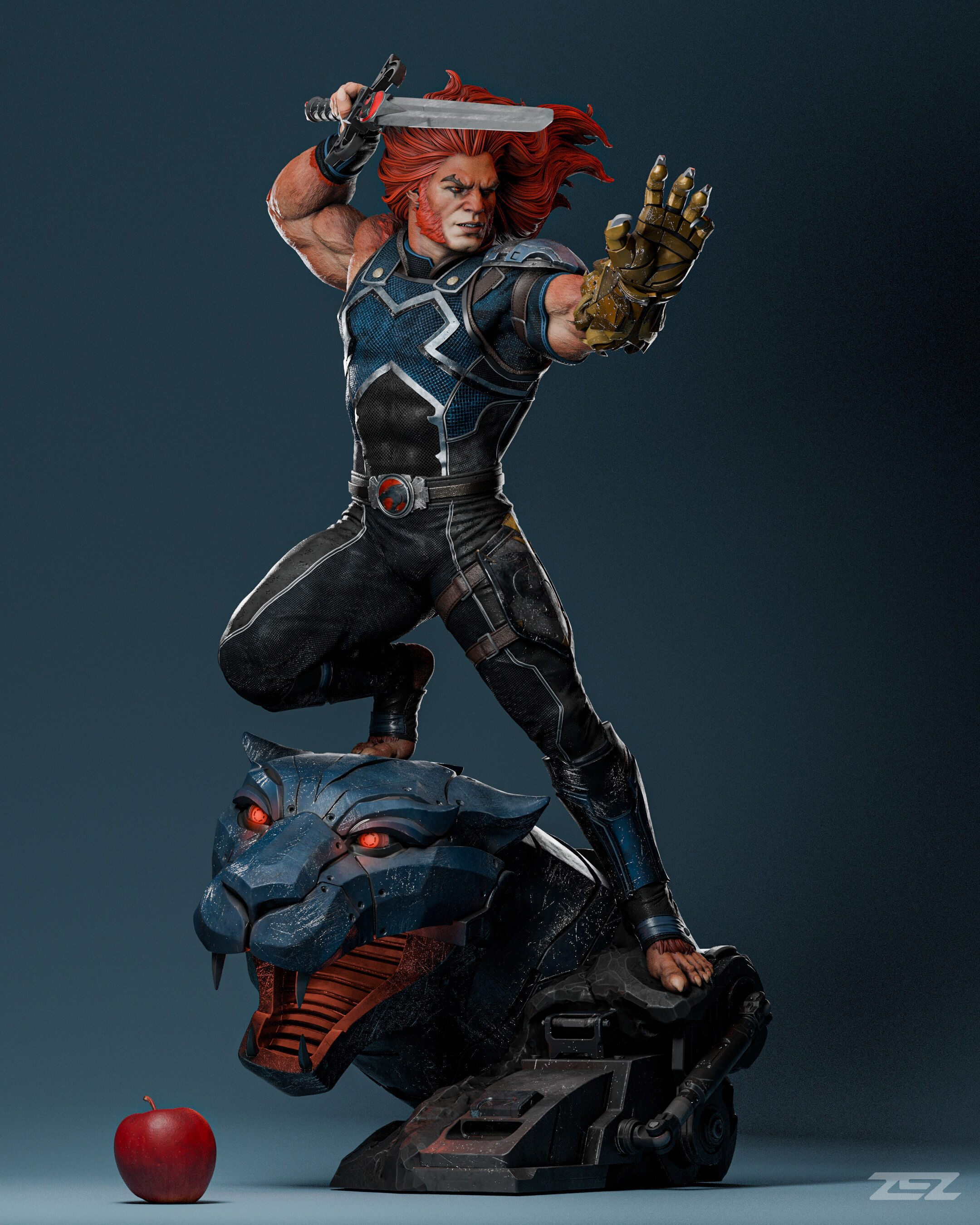 Lion-O ThunderCats - STL 3D print model_1