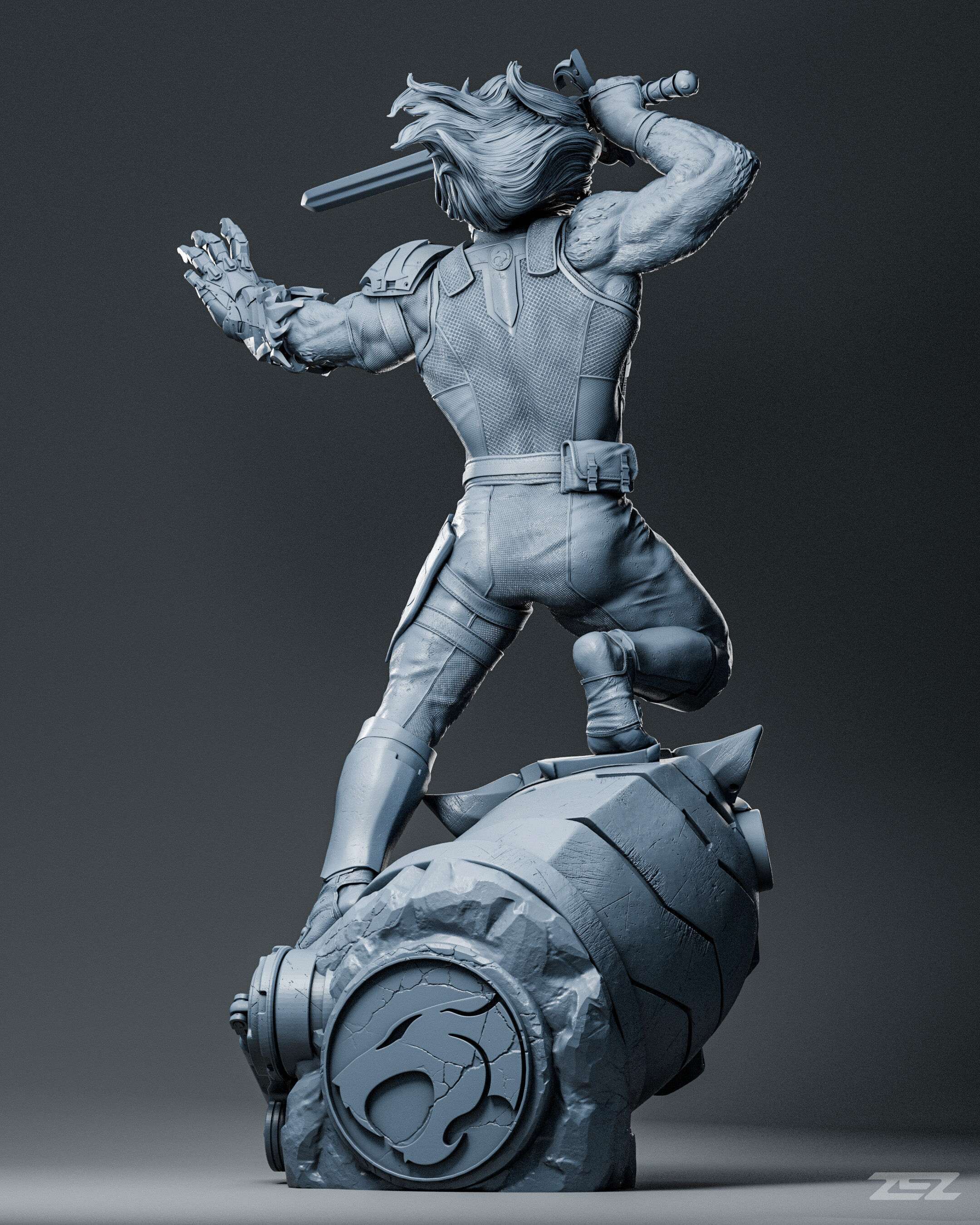 Lion-O ThunderCats - STL 3D print model_6
