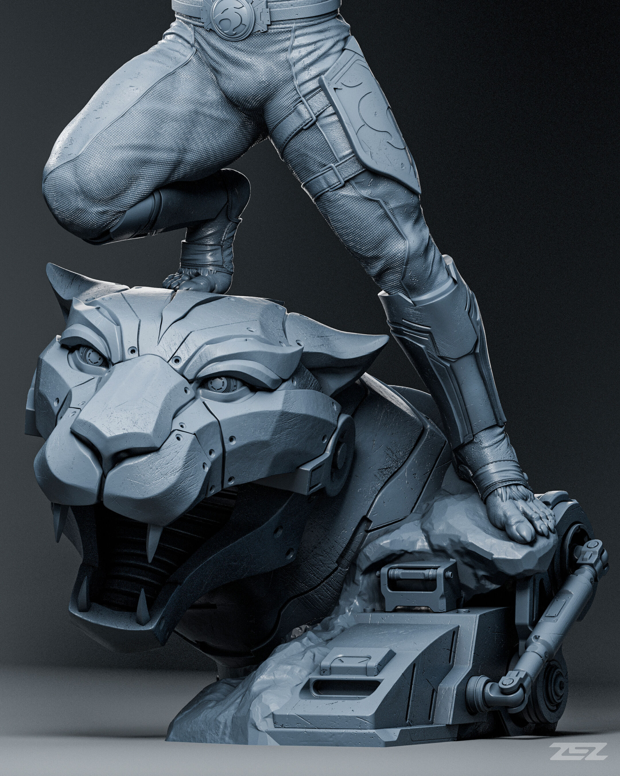 Lion-O ThunderCats - STL 3D print model_12