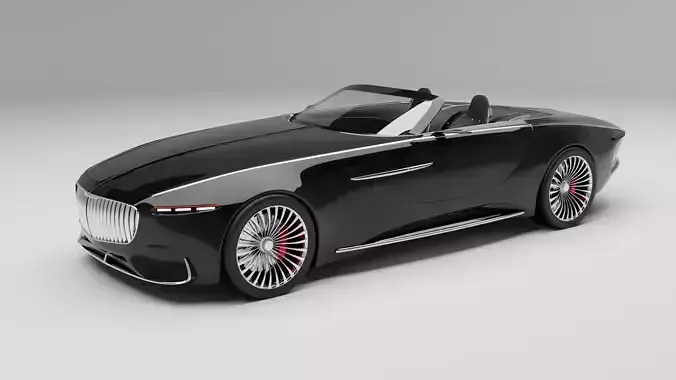 2018-vision-mercedes-maybach-6-cabriolet 3D model
