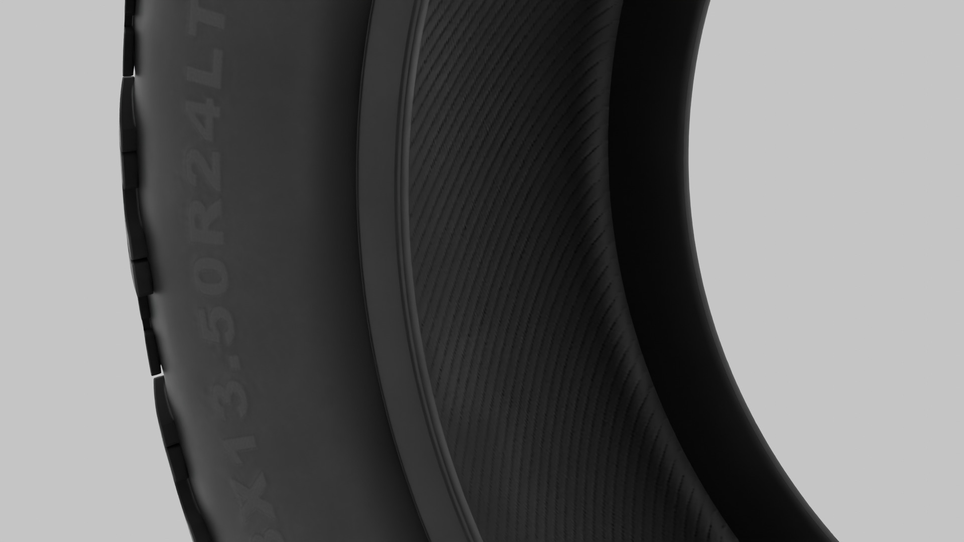 Detailed Car Tire 3D model_2